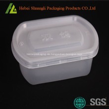 Kleine Einweg-Kunststoff-Lebensmittel Lagerbehälter